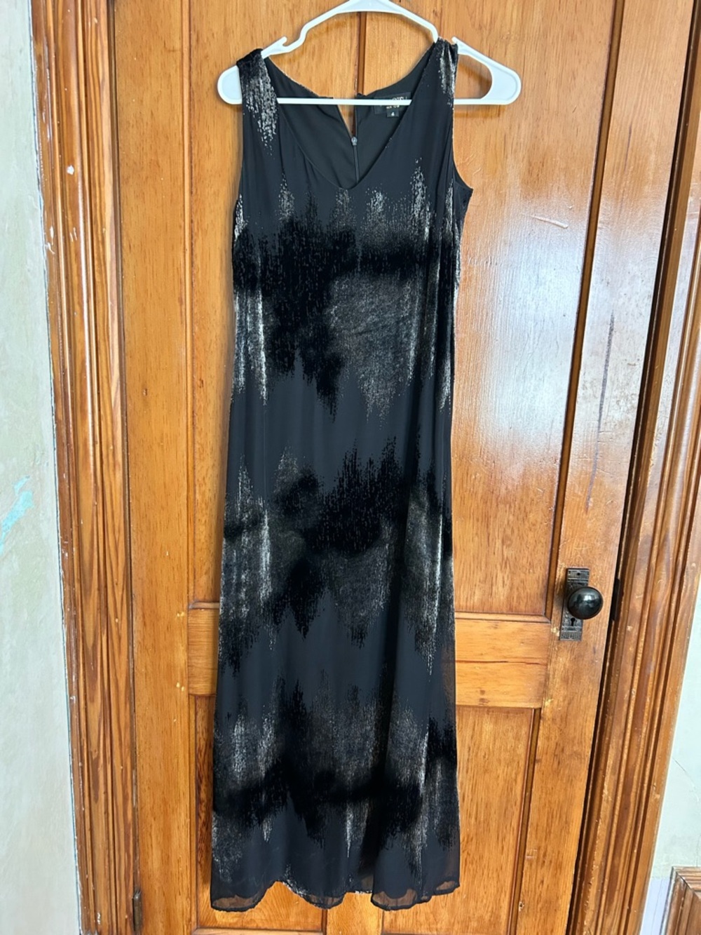 Sleeveless vintage Tamotsu viscose and silk Maxi Dress